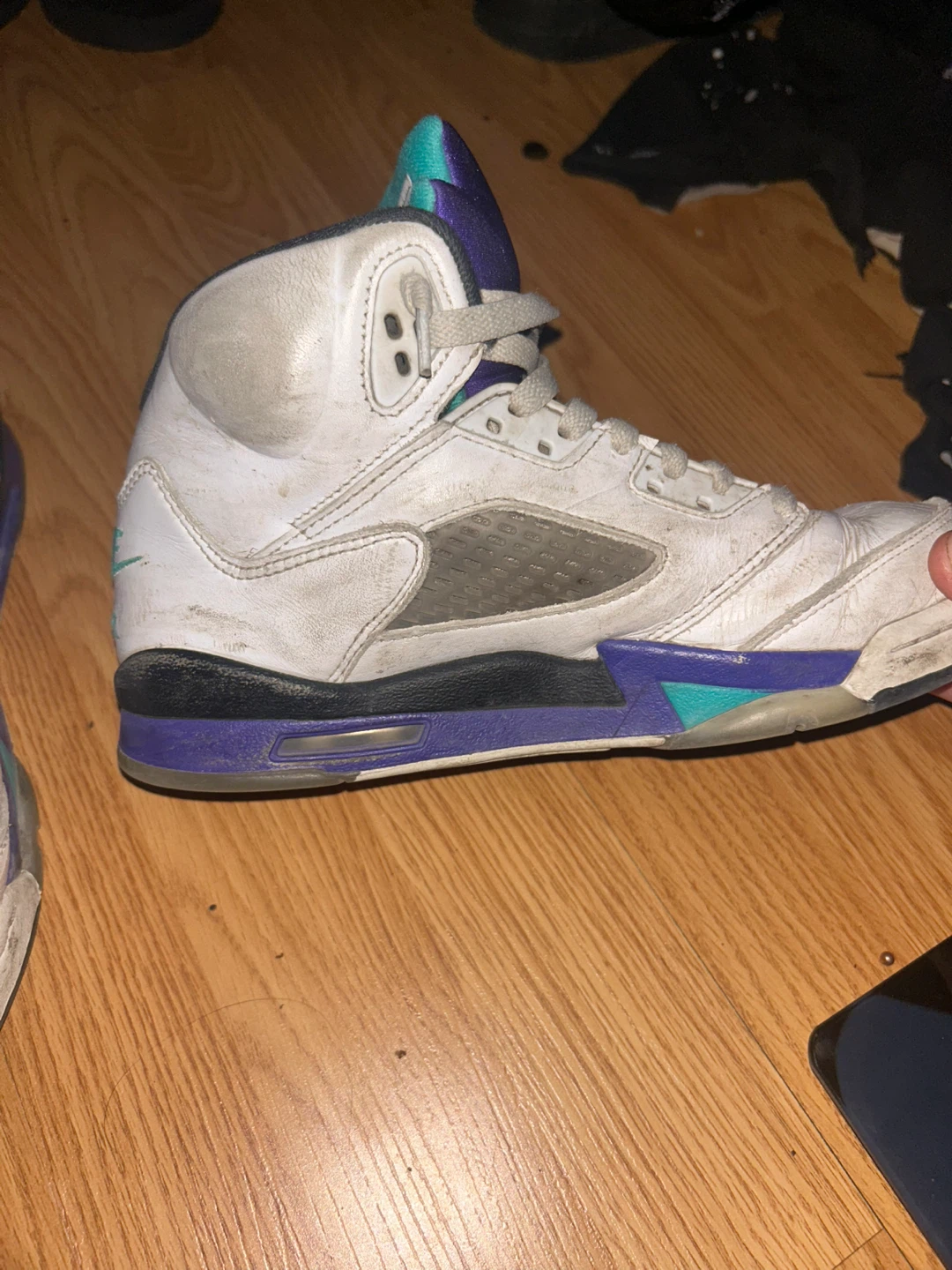 Air Jordan 5 "Grape" Sneakers - photo 2