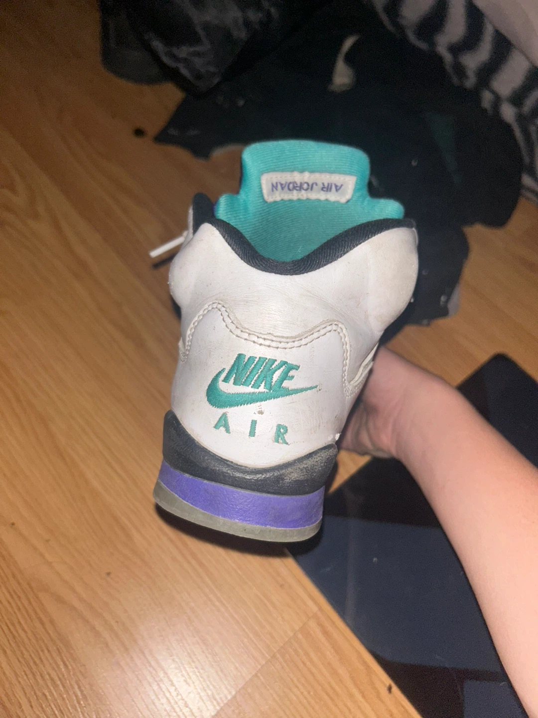 Air Jordan 5 "Grape" Sneakers - photo 3