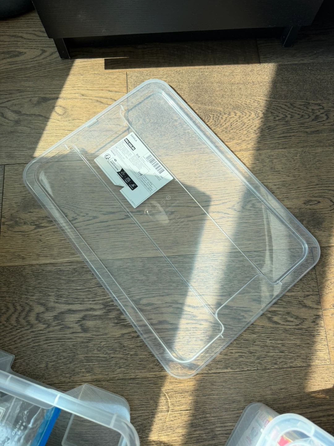 IKEA Storage Box 39cm Clear Plastic - photo 2
