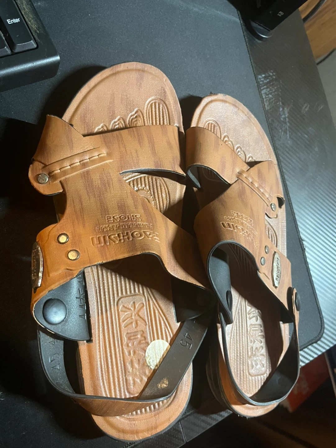 Men's Brown FASHION Sandals Size 44/45