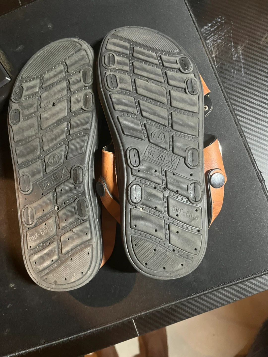 Men's Brown FASHION Sandals Size 44/45 - photo 2