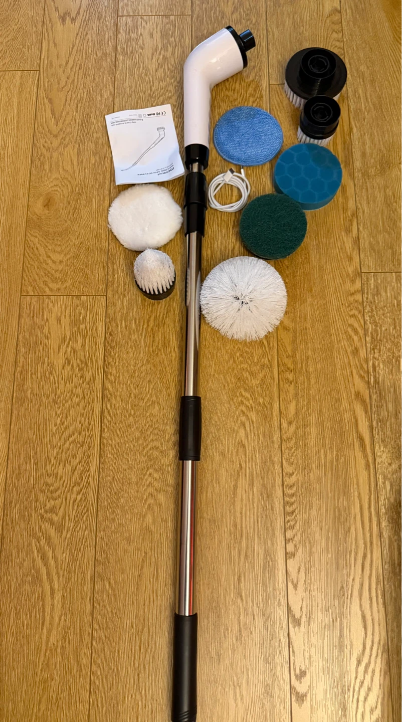 7 in 1 cordless Electric Cleaning Scrubber with Multiple Heads