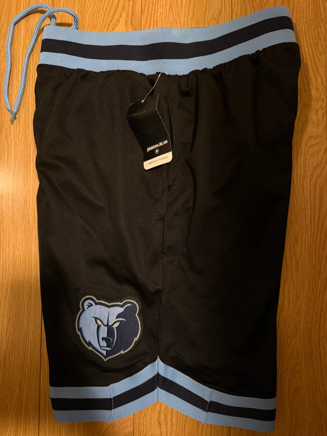 Ultra Game Memphis Grizzlies NBA Shorts Black/Light Blue Size S