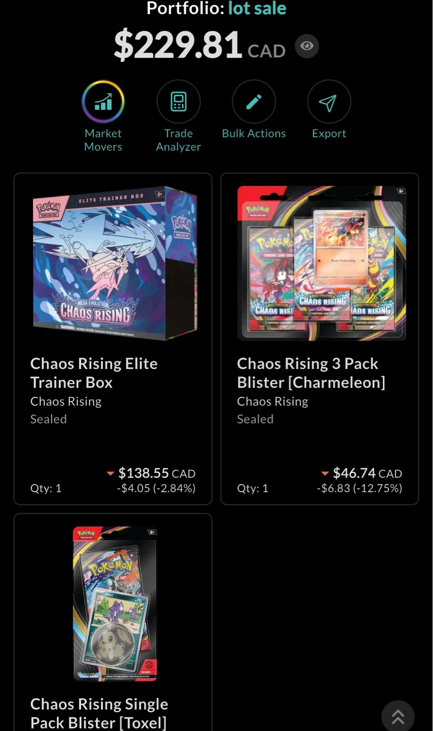 Pokémon Chaos rising sealed
