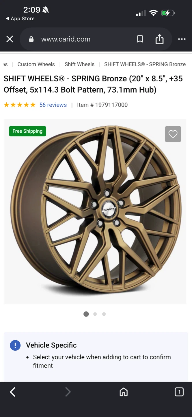 Shift Wheels Spring Bronze 22 inch - photo 3
