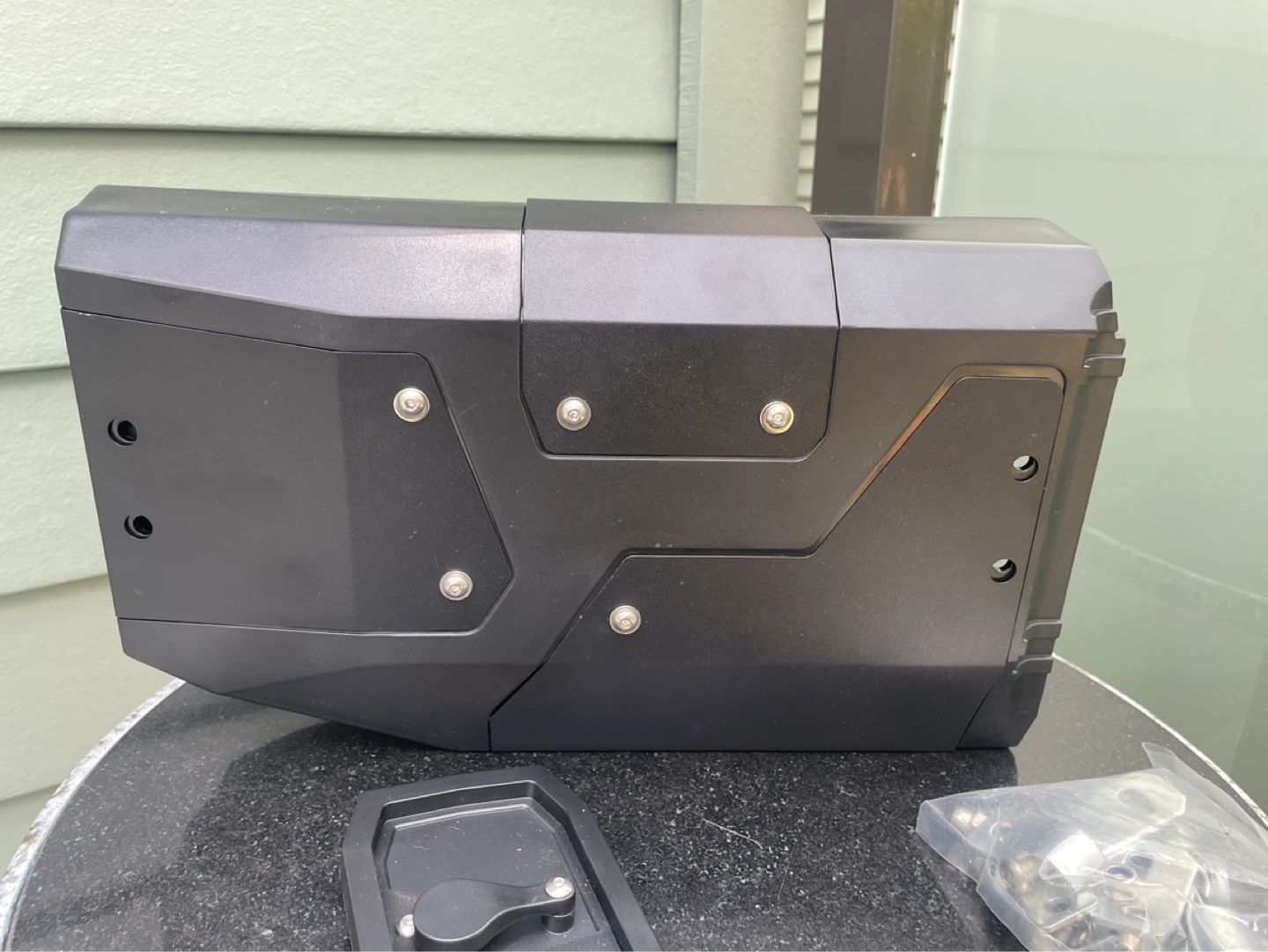 Black Storage Box with Lock and Keys - photo 3