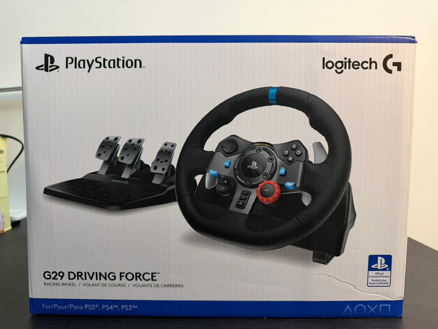 Logitech G29 Driving Force Racing Wheel for PlayStation/PC