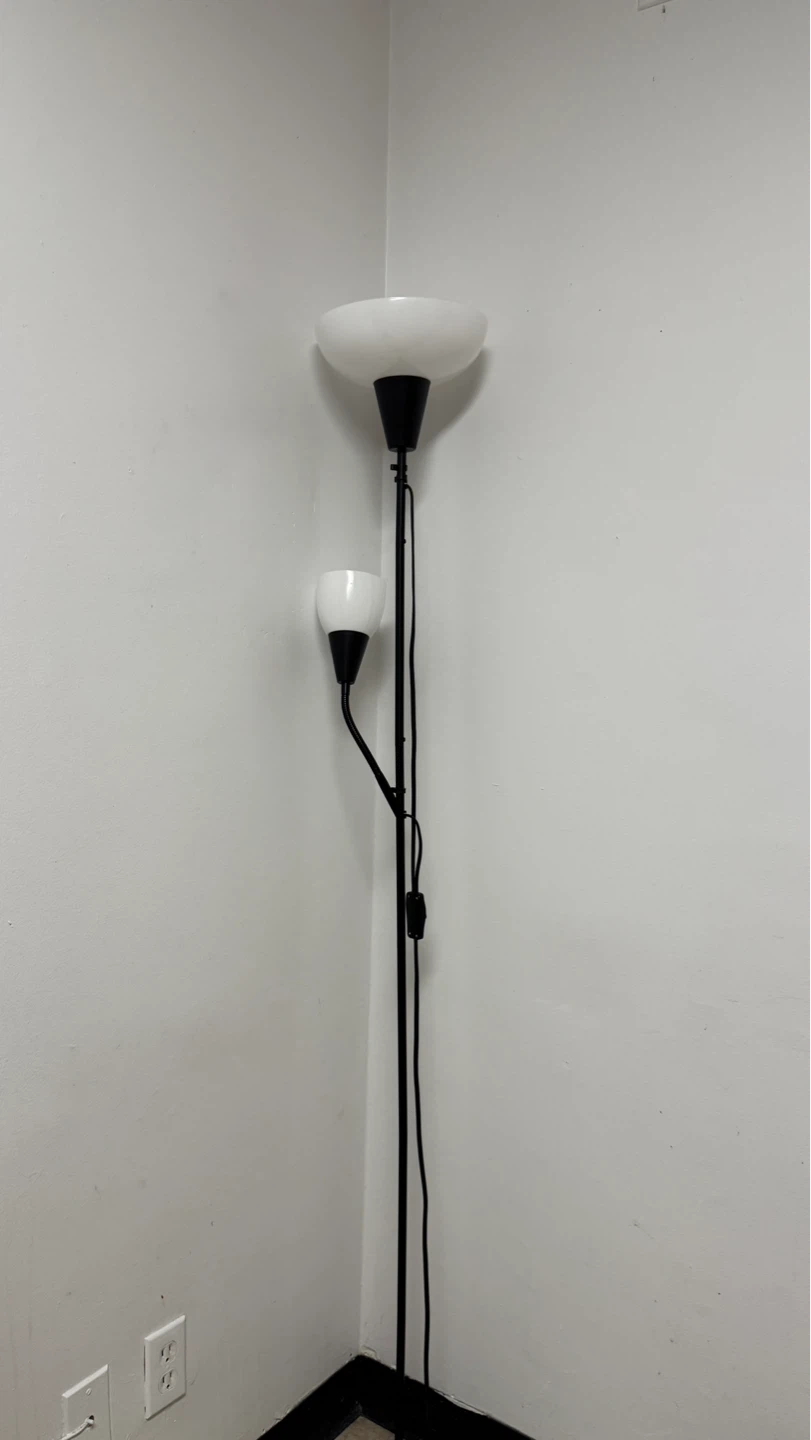 Ikea Floor Lamp with Two Lights