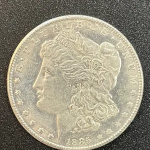 1885 Morgan CC Silver Dollar Coin