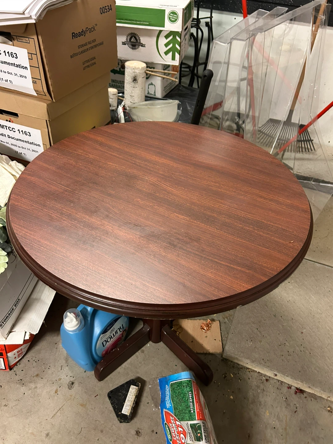 Round Wooden Coffee Table