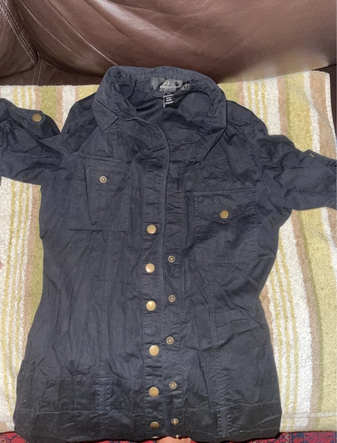 Dedication Black Button-Up Shirt