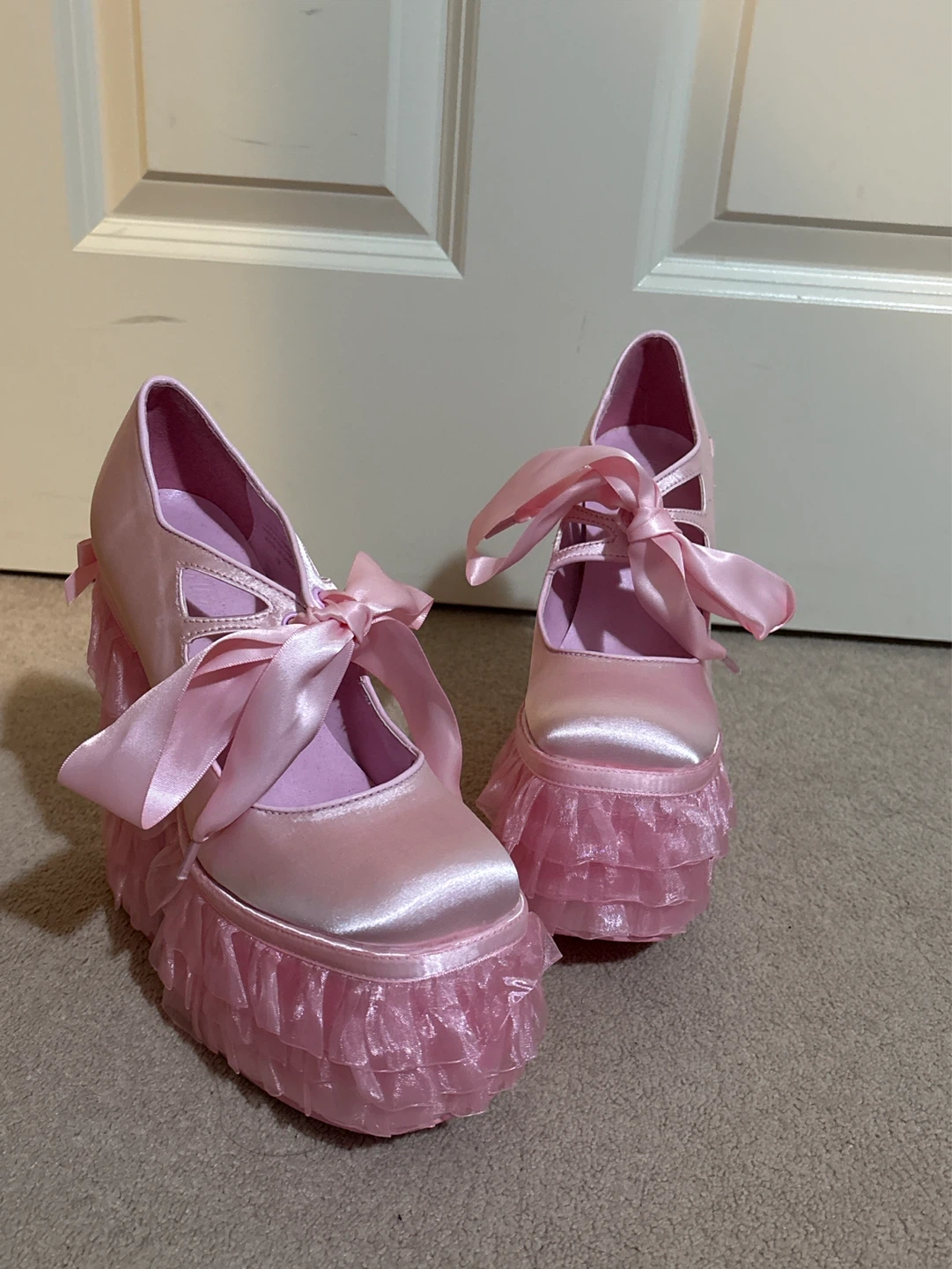 Dolls Kill - Risk it all for Love Platform Heels - photo 2