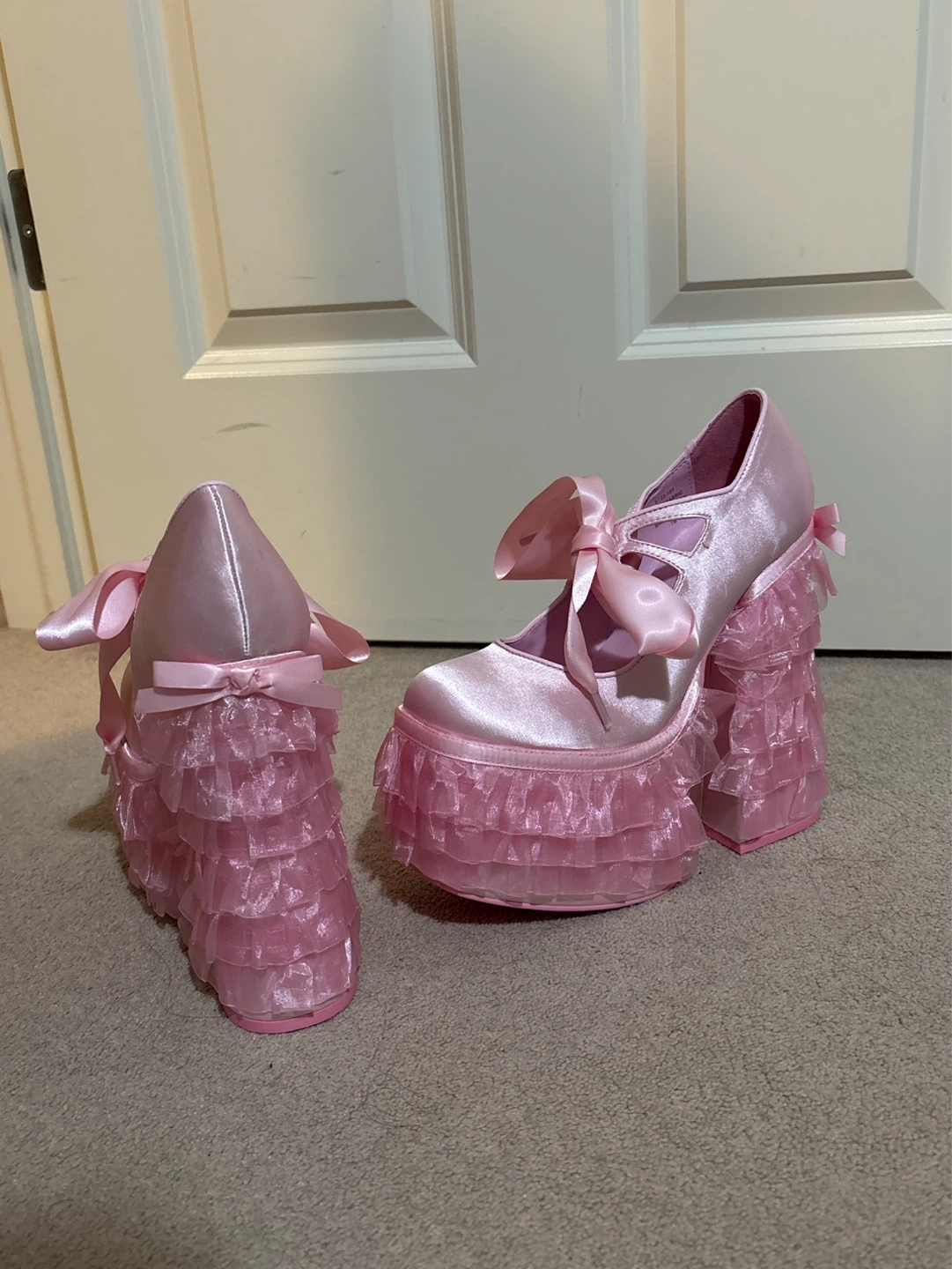 Dolls Kill - Risk it all for Love Platform Heels - photo 3
