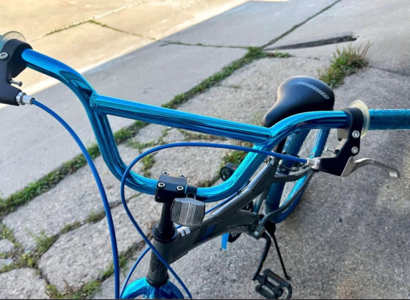 Blue BMX Bike with Pegs - photo 3