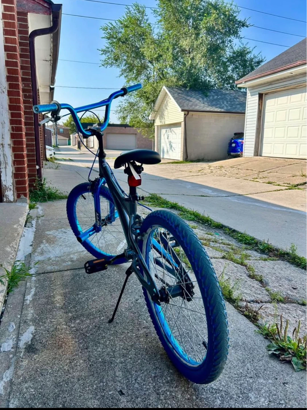 Blue BMX Bike with Pegs - photo 4