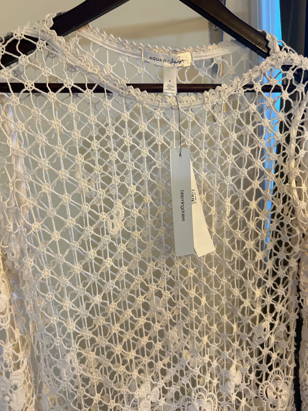Aqua 1.0 White Crochet Tunic - photo 2