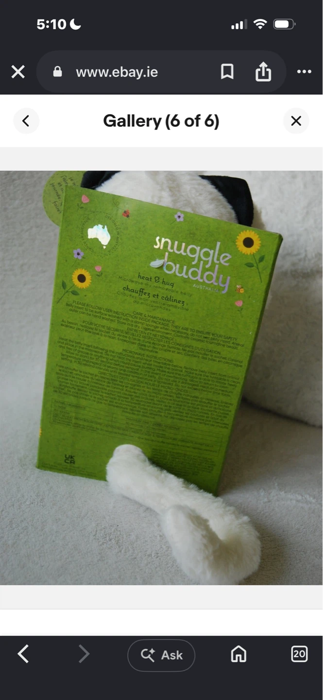New! Snuggle buddy Australia cat heat pack / warmer - photo 3