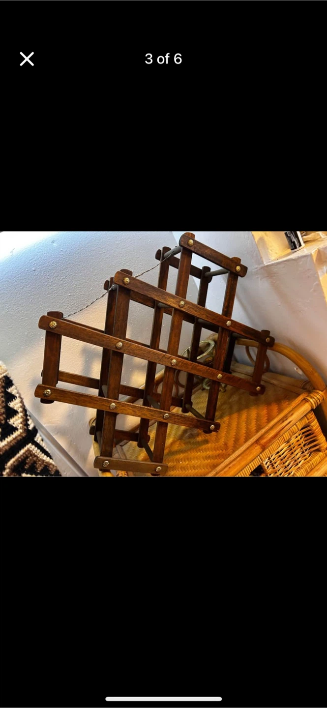 Wooden Accordion Style Wine Rack - photo 3