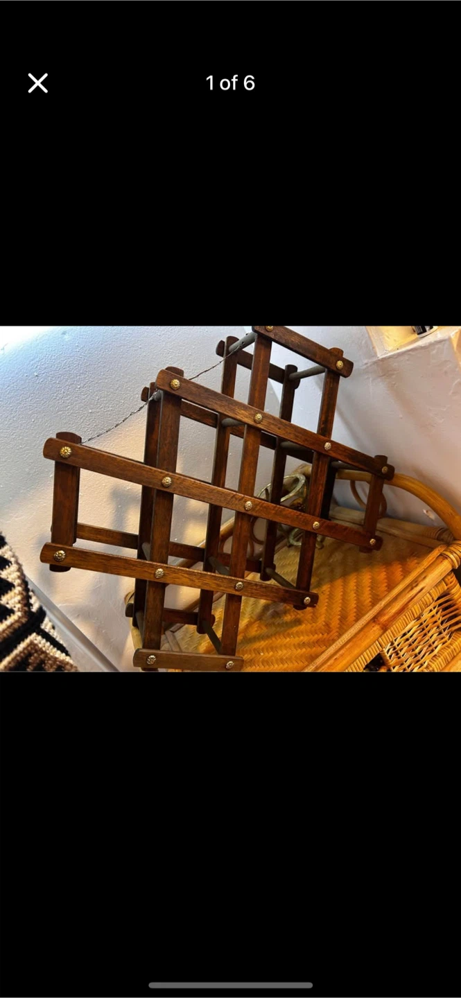 Wooden Accordion Style Wine Rack - photo 2