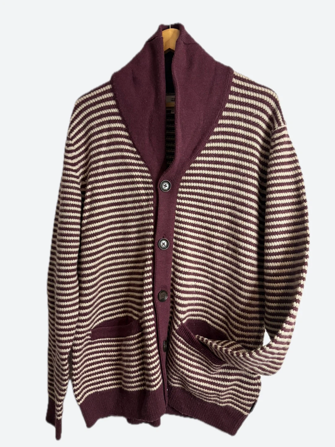 Ben Sherman wool cardigan button up sweater