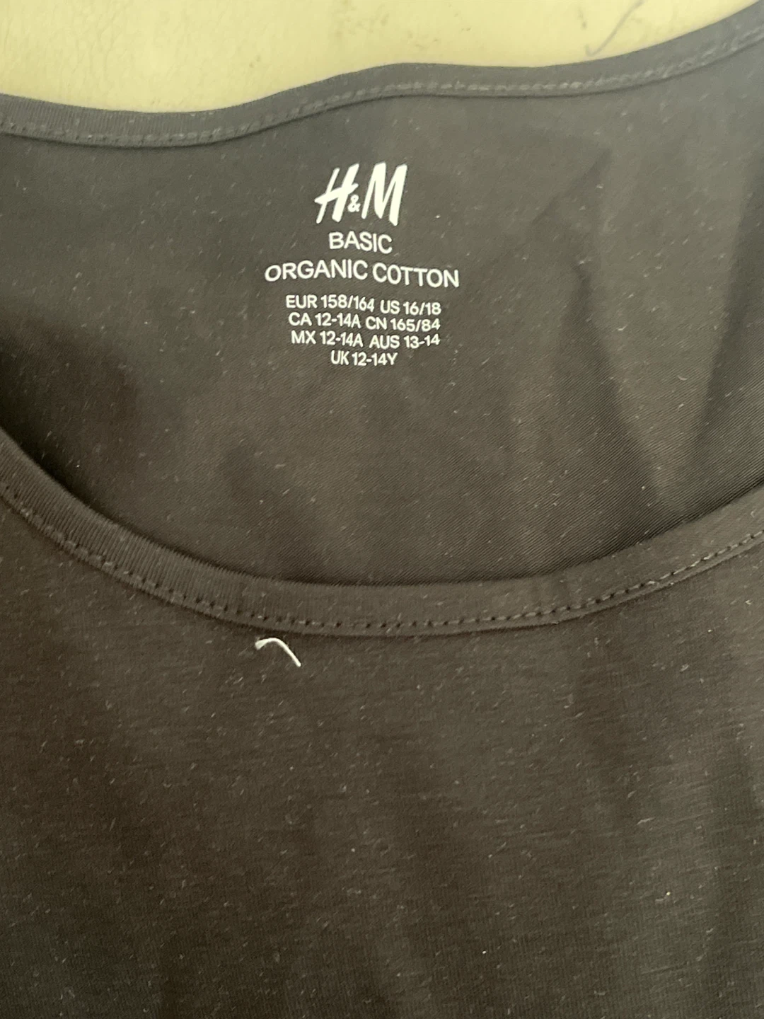 H&M Basic Organic Cotton Tank Tops (2 Pack) - Black & White - photo 2
