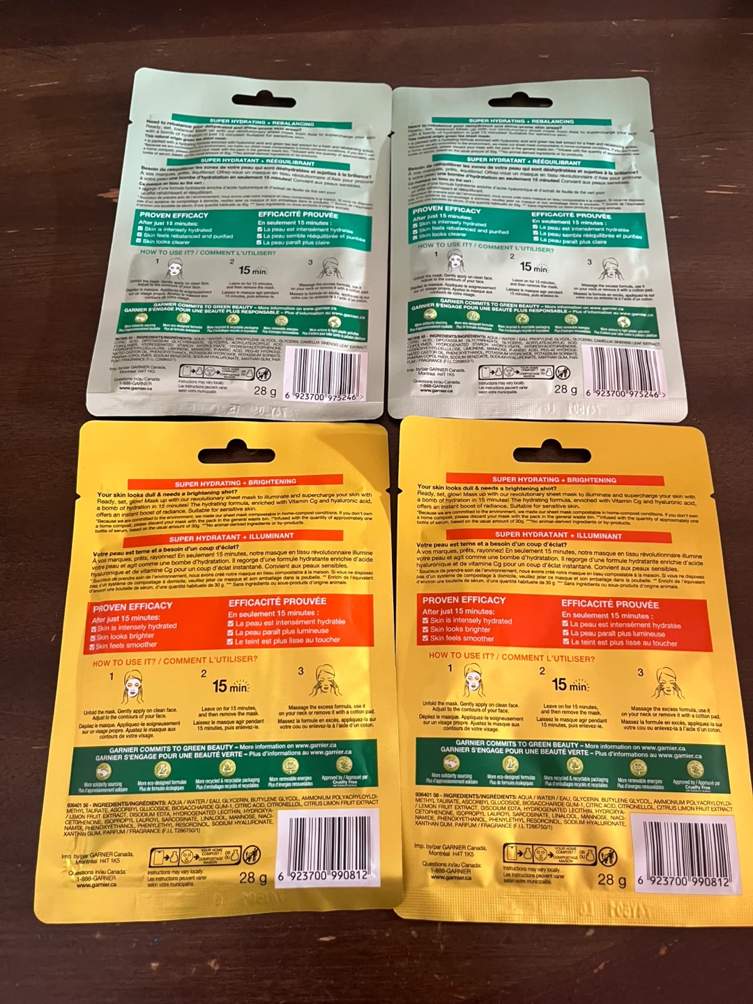 Garnier SkinActive Moisture Bomb Sheet Masks - 4 Pack - photo 2