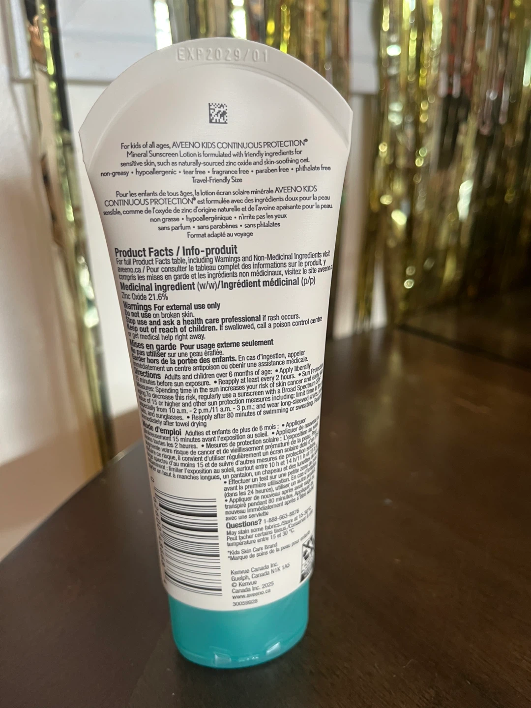 Aveeno Kids Mineral Sunscreen Lotion SPF 50 - photo 2