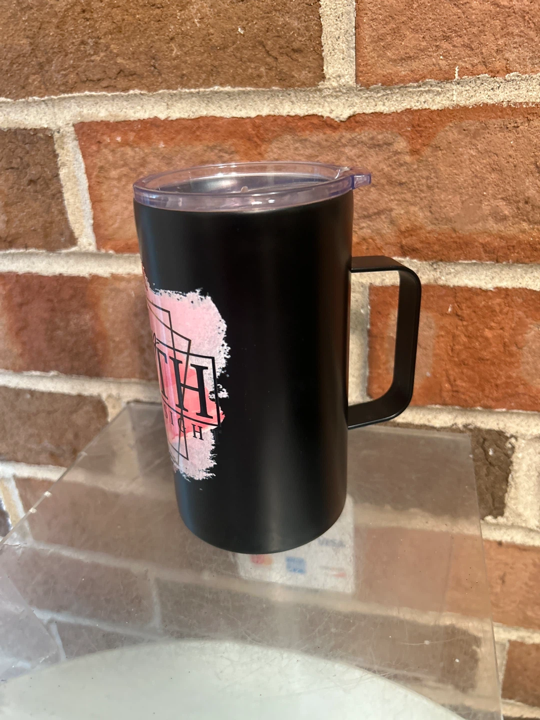 Black "Walk by Faith Not by Sight" Tumbler - photo 2