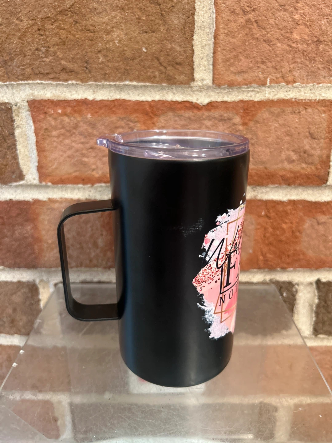 Black "Walk by Faith Not by Sight" Tumbler - photo 3