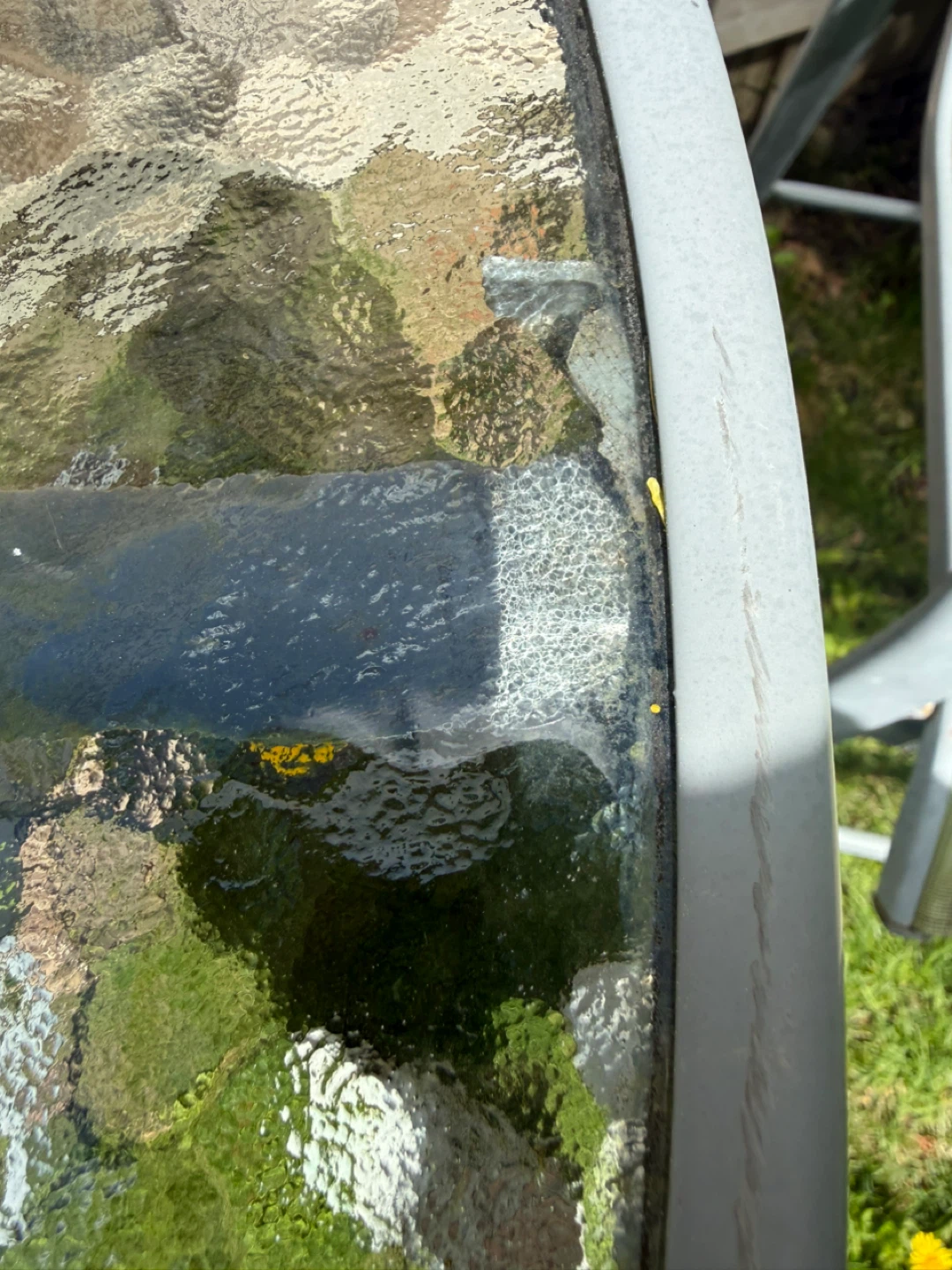 Glass Top Patio Table with 2 Chairs - photo 5