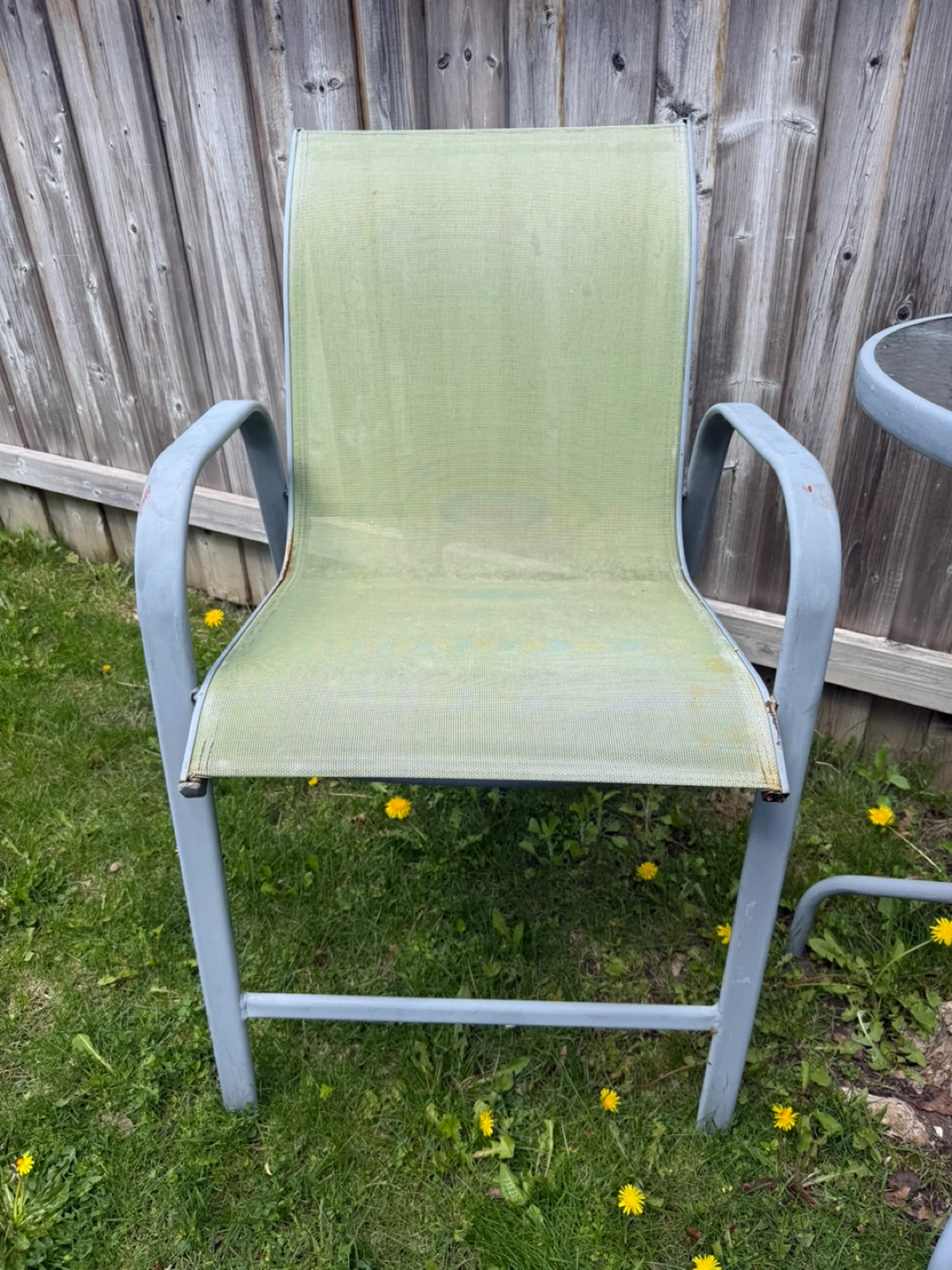Glass Top Patio Table with 2 Chairs - photo 3
