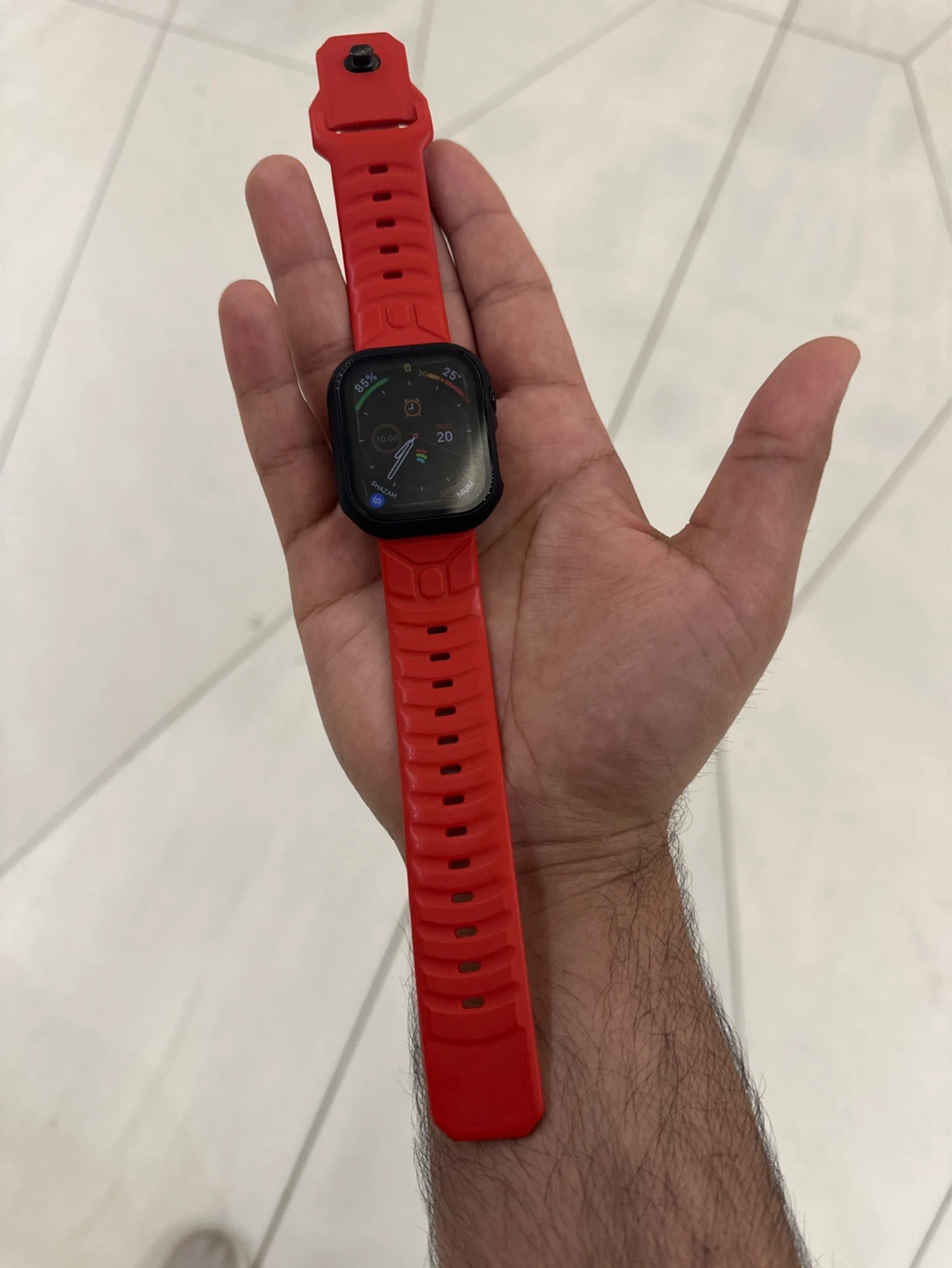 Red Silicone Sport Band for Apple Watch