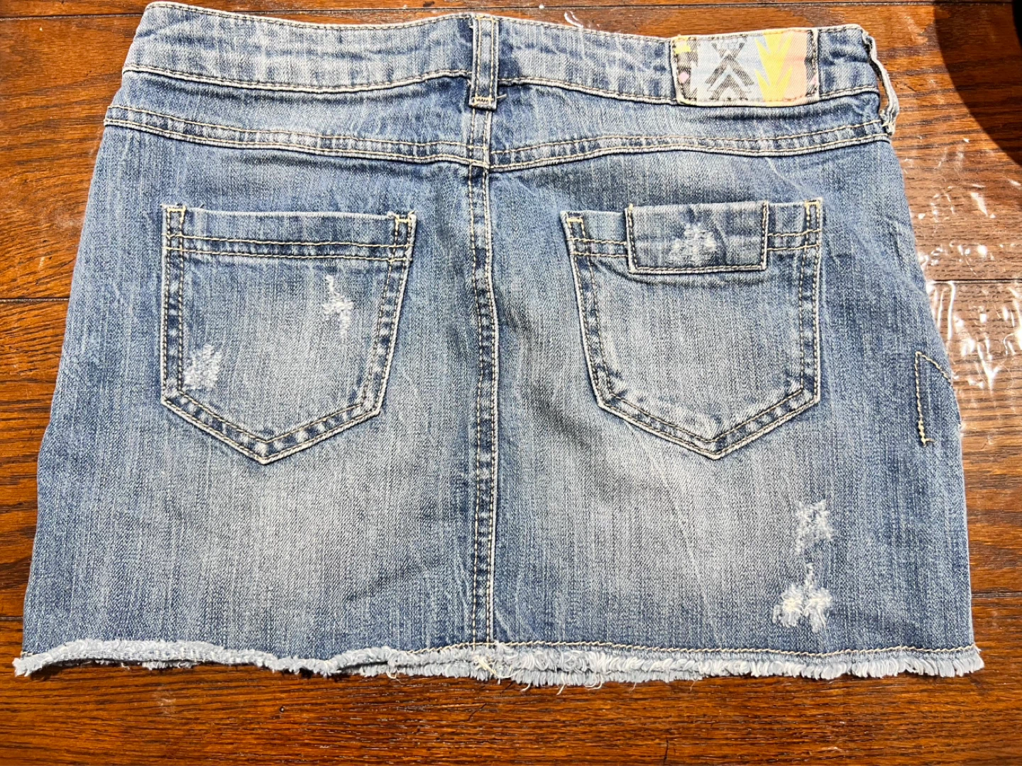 Forever 21 Denim Mini Skirt Size Small - photo 2