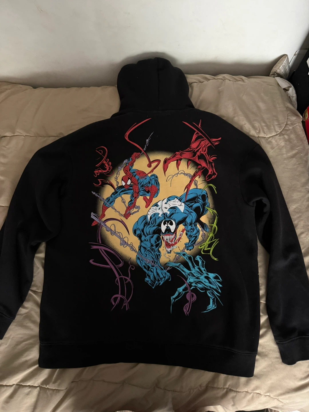 Black Marvel Spider-Man & Venom Hoodie - photo 2
