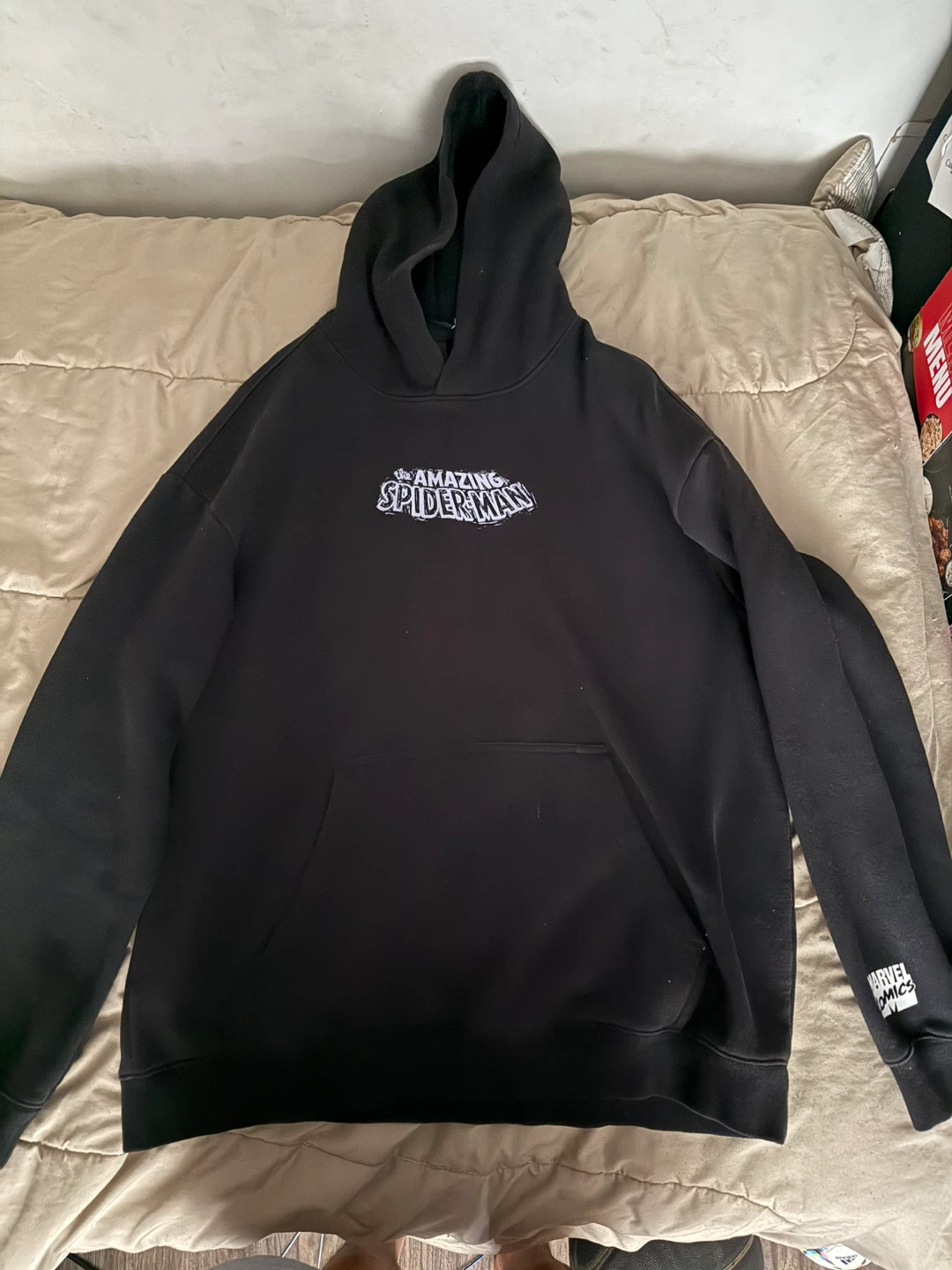 Black Marvel Spider-Man & Venom Hoodie