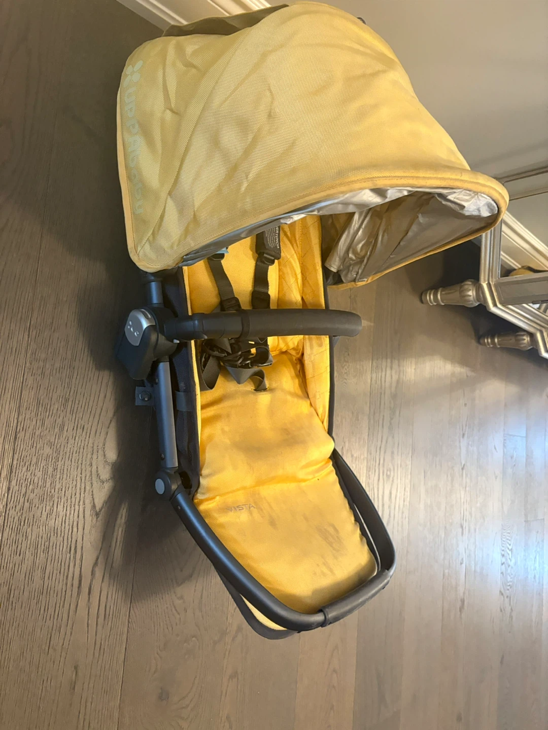 Uppababy orange toddler seat GUC ret $299 - photo 3