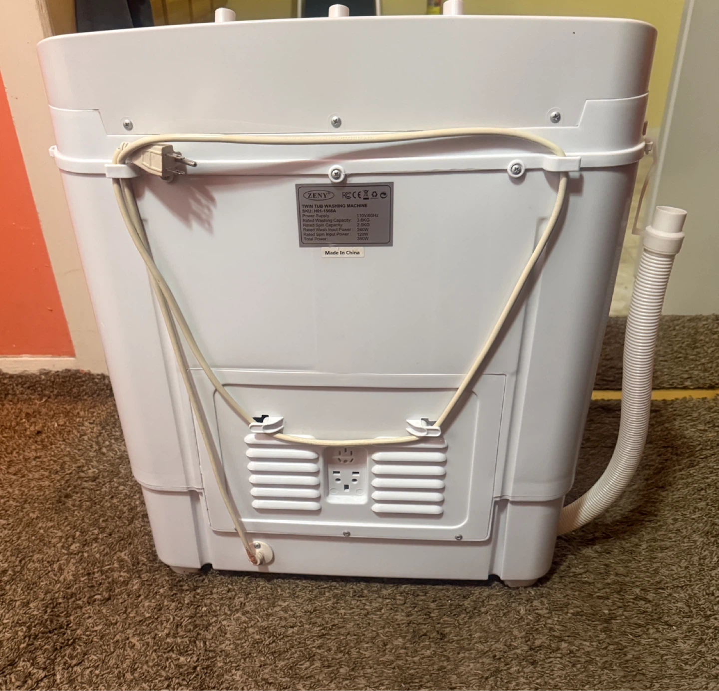 ZENY Twin Tub Washing Machine - photo 4