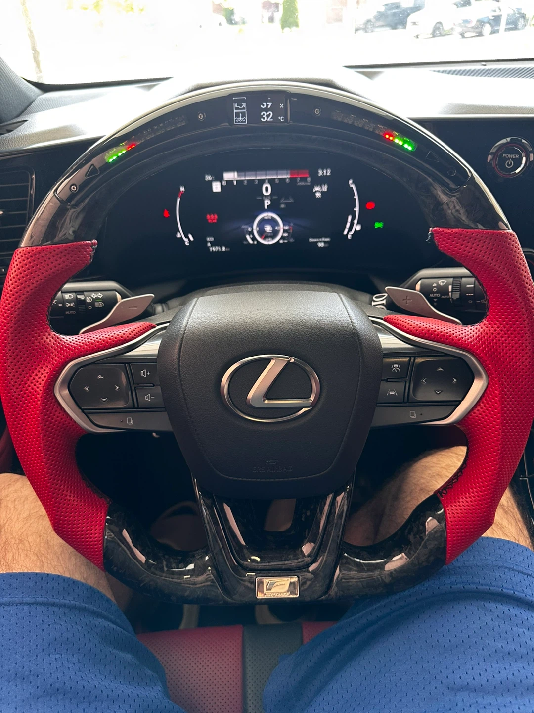 Custom LED Steering Wheel for Lexus NX Models - photo 5