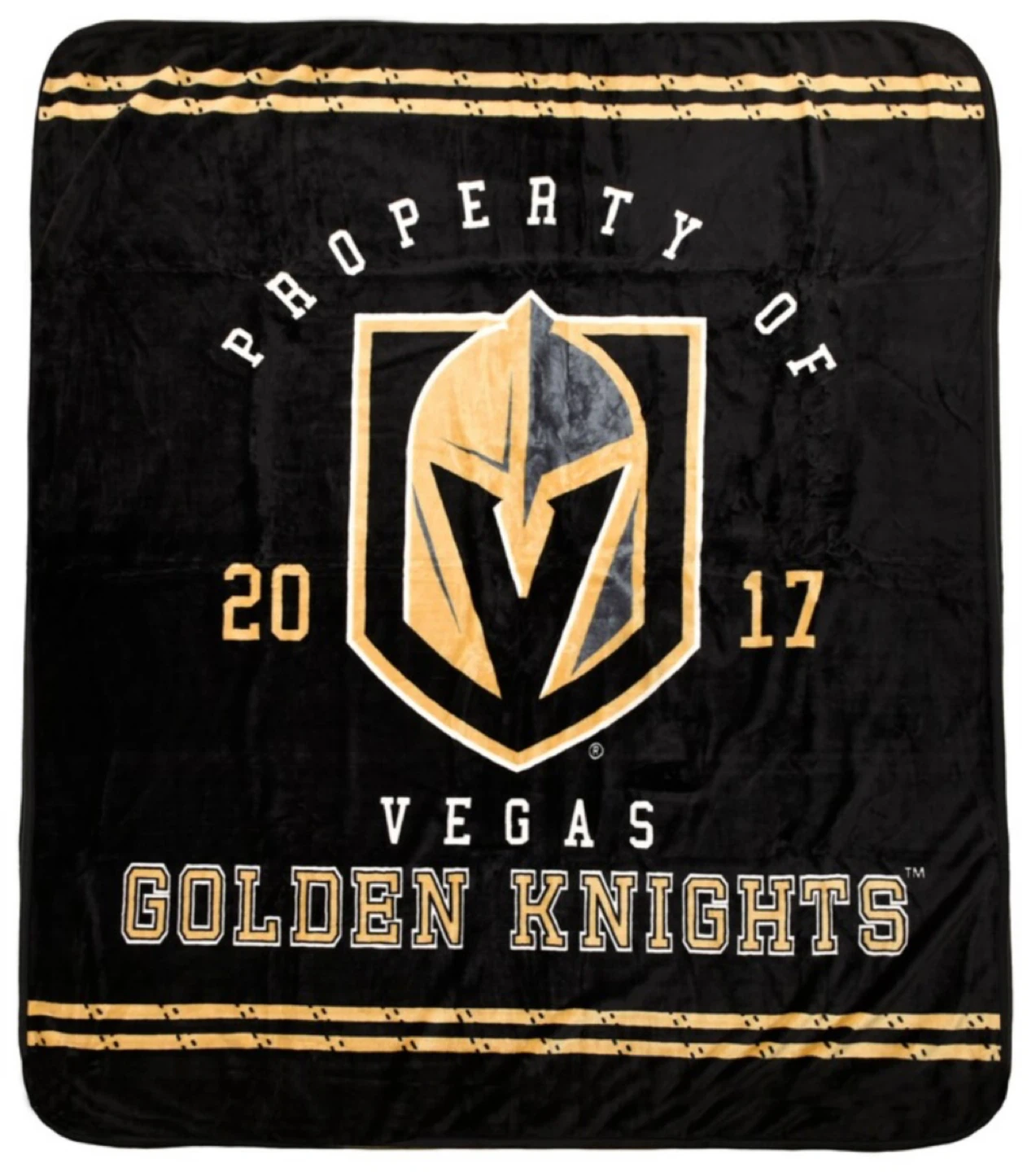 Vegas Golden Knights Luxury Velour Blanket 60" x 70" - photo 2