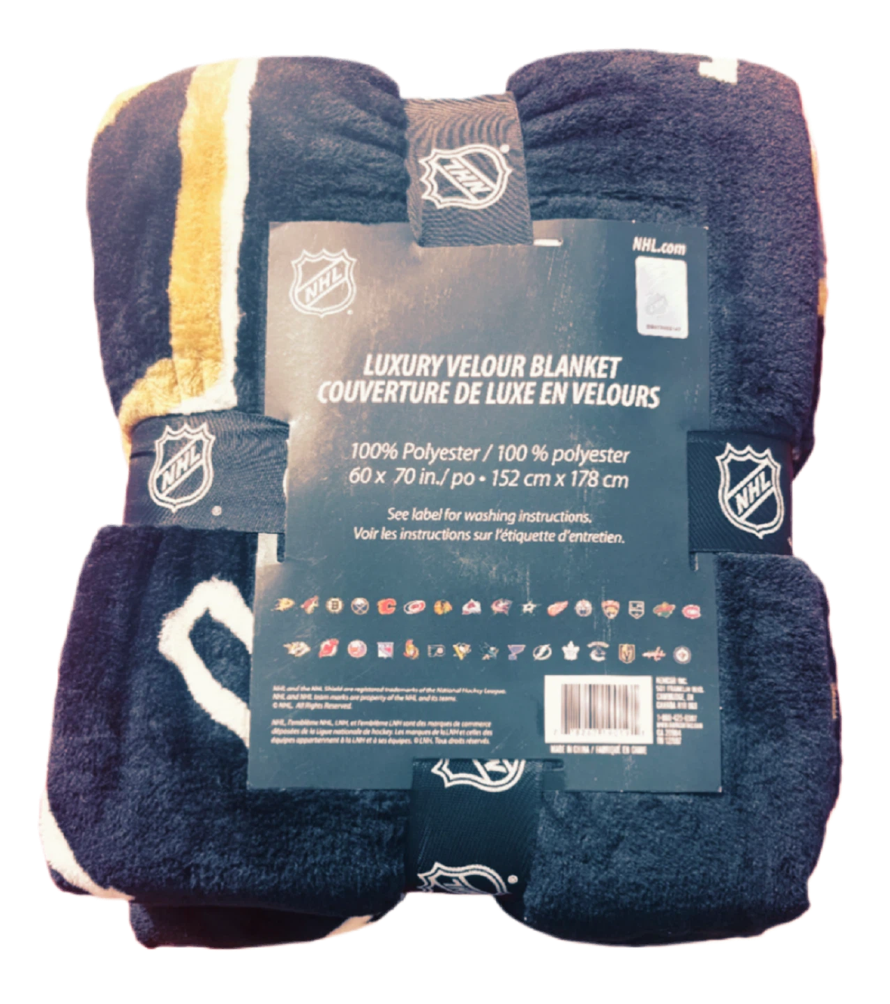 Vegas Golden Knights Luxury Velour Blanket 60" x 70" - photo 3