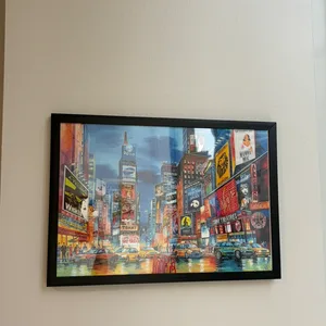 Framed New York City Times Square Art Print 2010