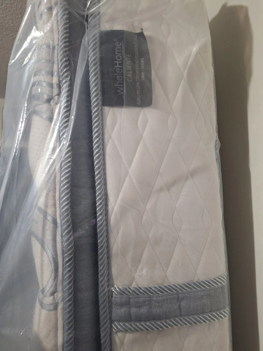 King size Whole Home Caliente Euro Pillow Top Firm Mattress - photo 2