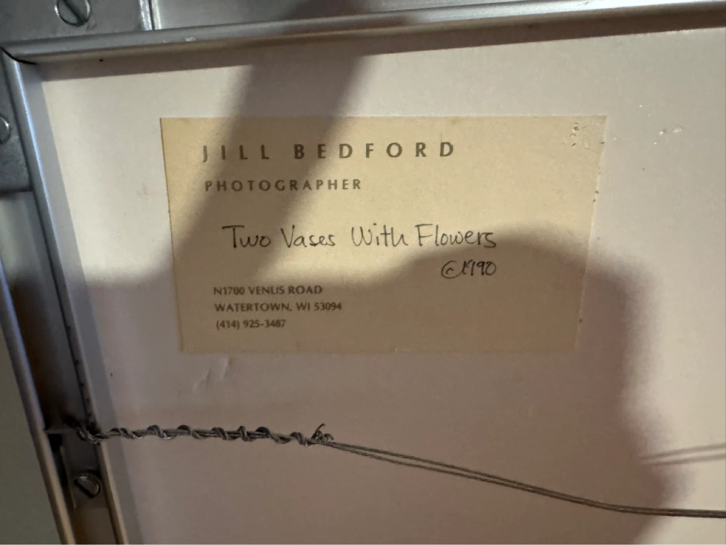 Jill Bedford "Two Vases With Flowers" Framed Photograph - photo 5