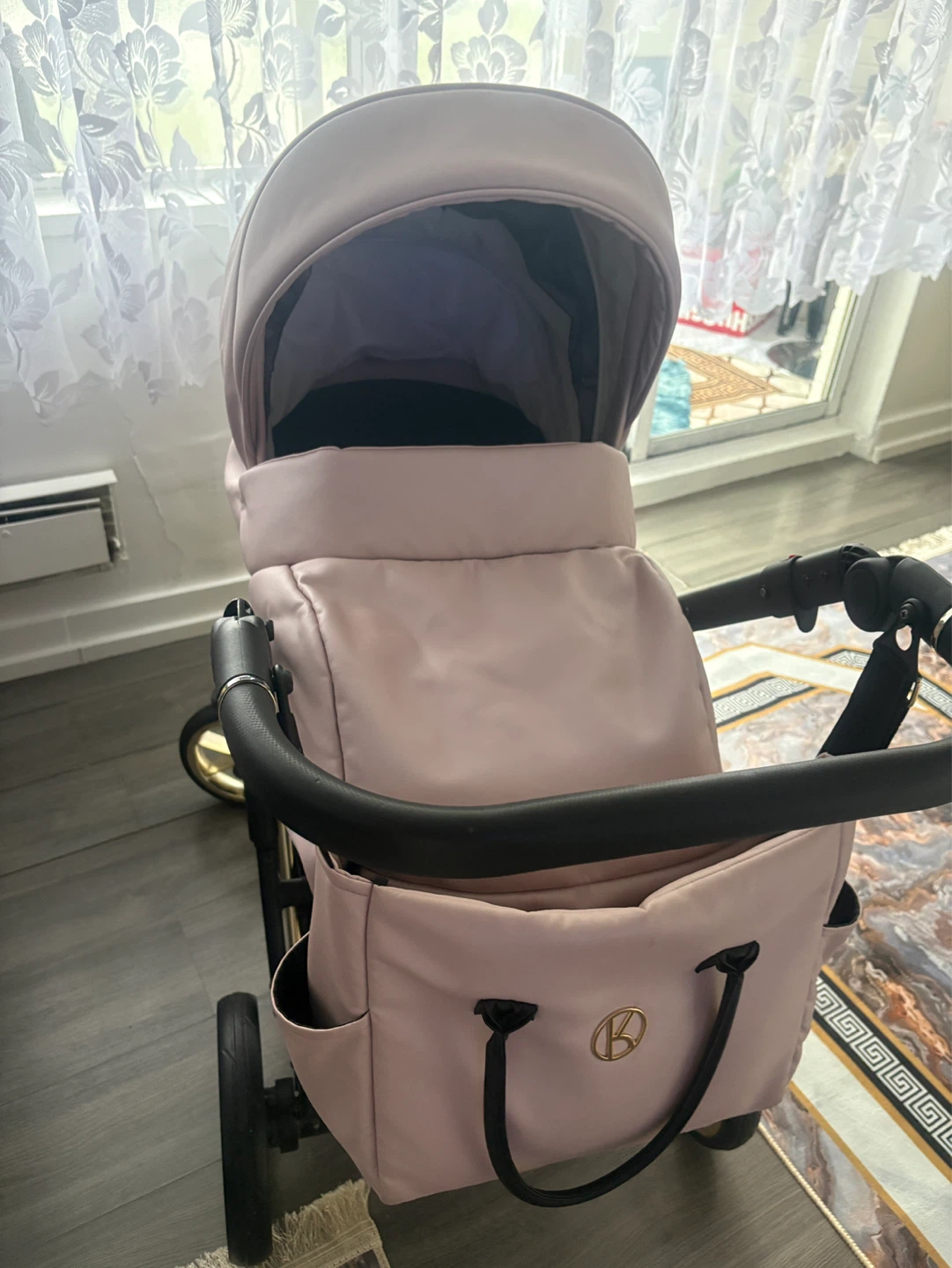 Bambino IVENTO PREMIUM GLAM IVE-20 Pink Metallic Stroller - photo 5