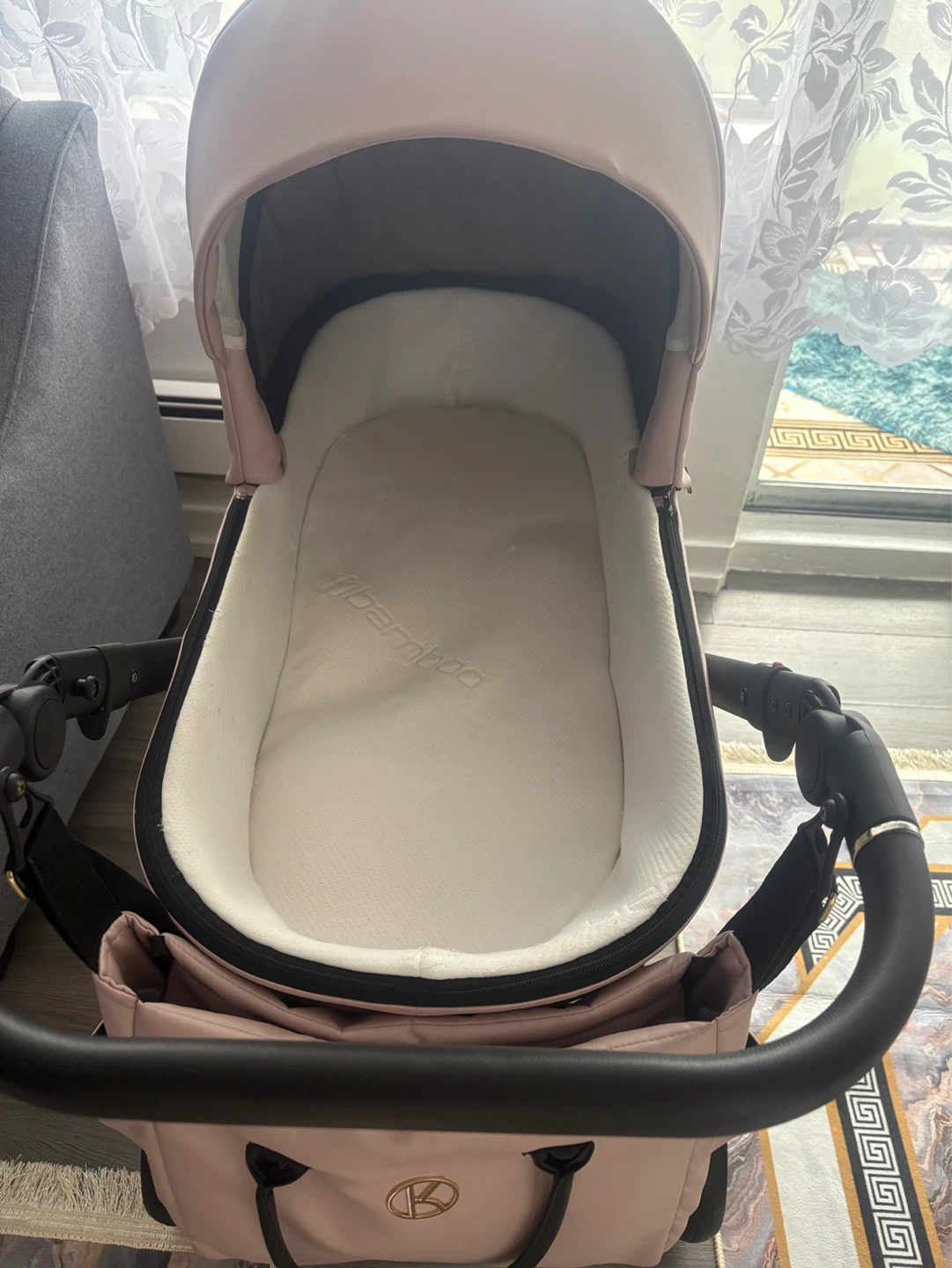 Bambino IVENTO PREMIUM GLAM IVE-20 Pink Metallic Stroller - photo 4