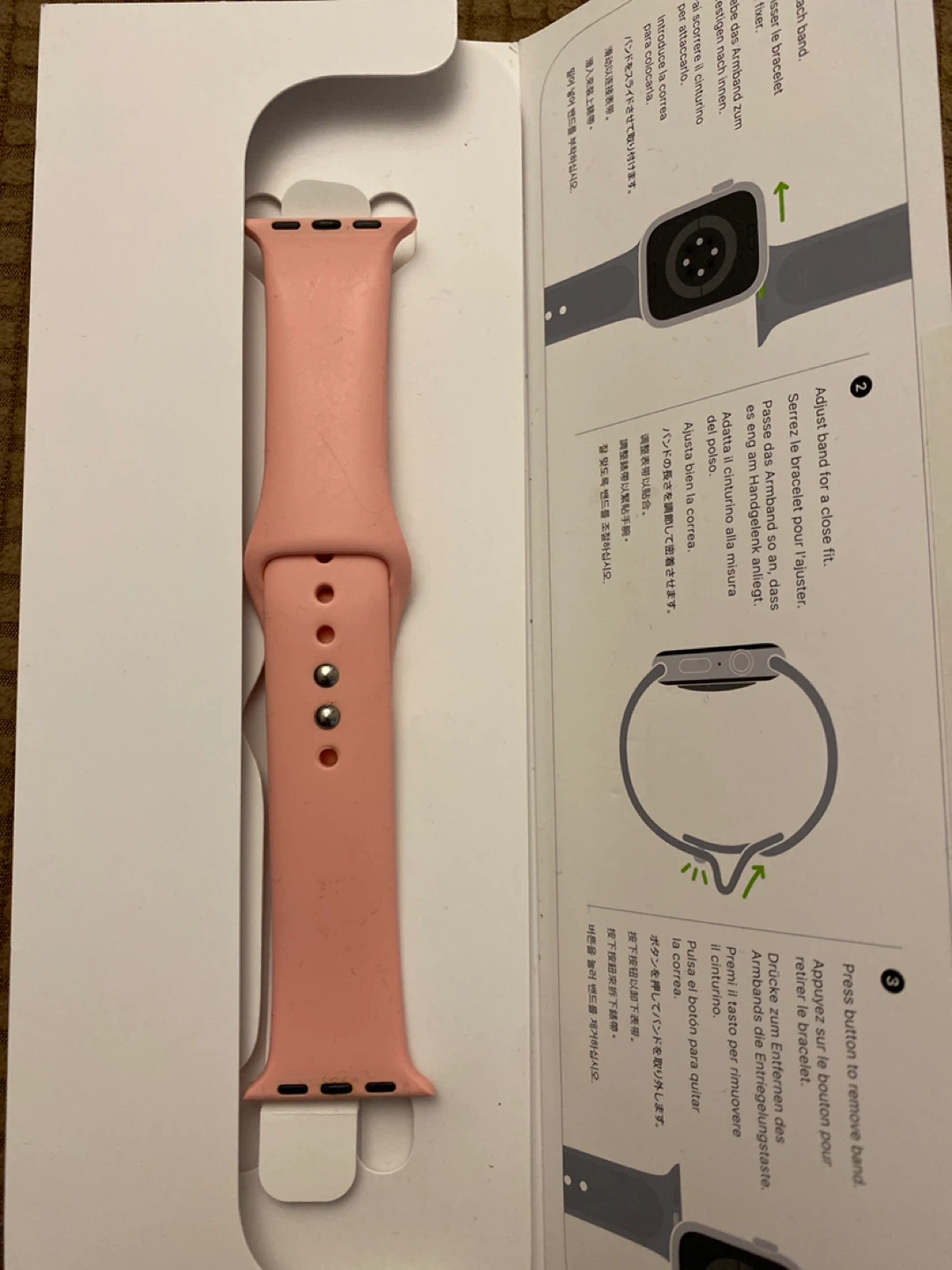 Pink Apple Watch Band