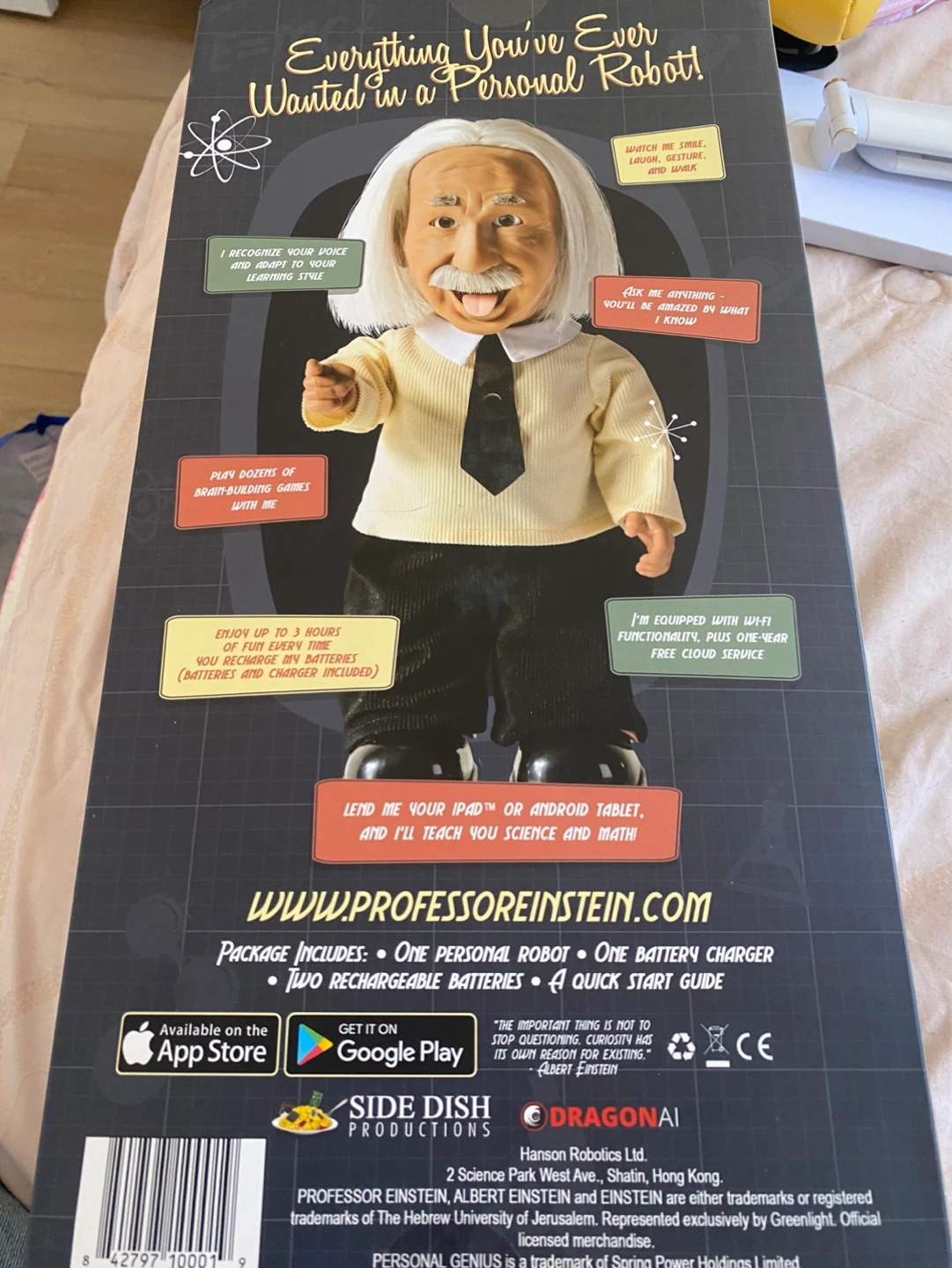 Hanson Robotics Professor Einstein Personal Robot - photo 2