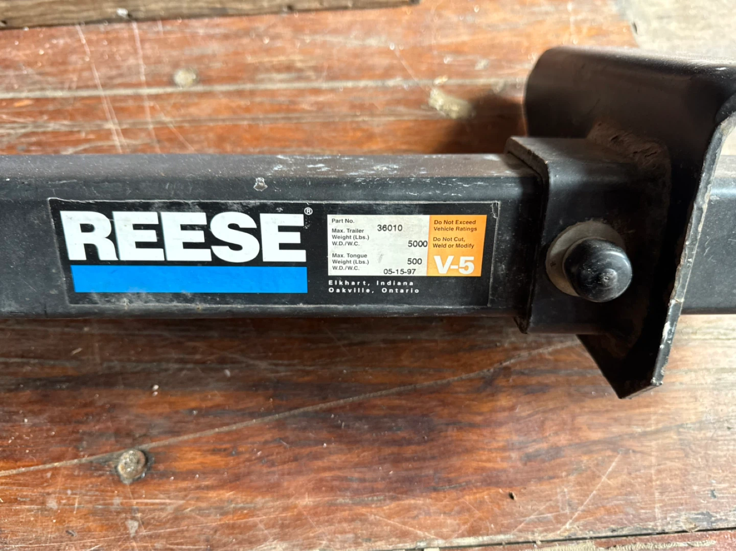 REESE 36010 Trailer Hitch Receiver - photo 3