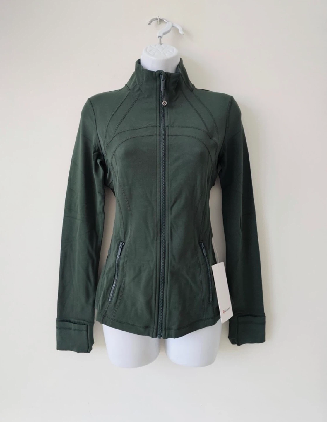 Lululemon forest Green Full Zip define jacket