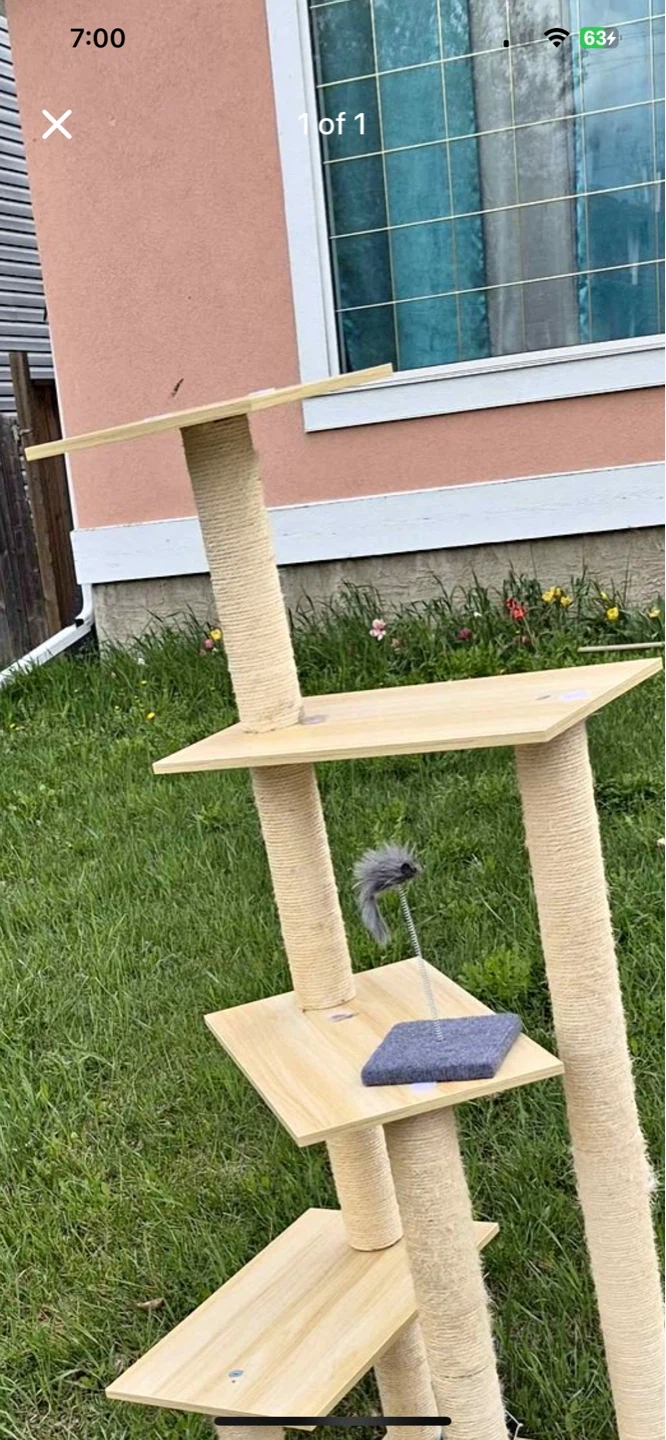 Cat Tree Condo Tower sharp edges good for projects - photo 3